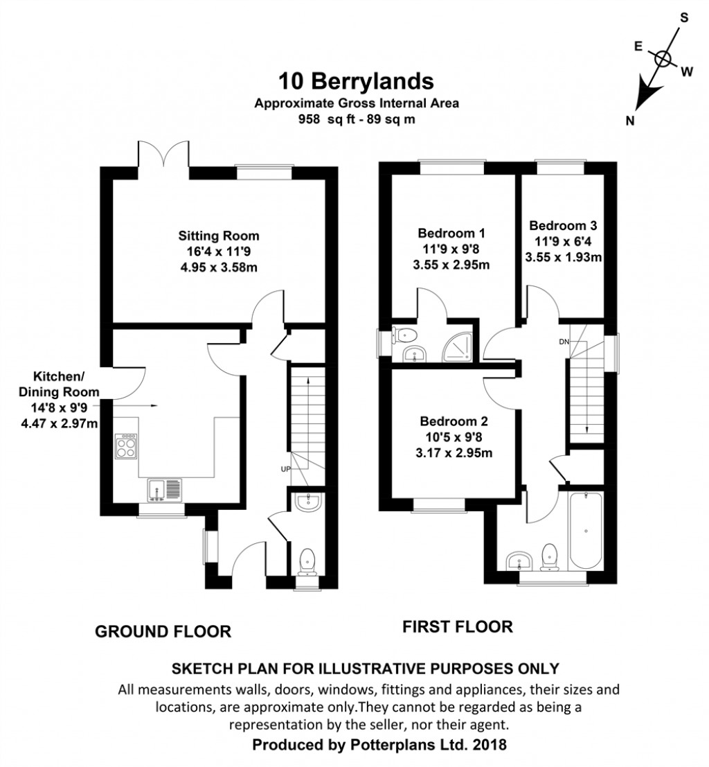 Floorplans For Bembridge, Isle Of Wight