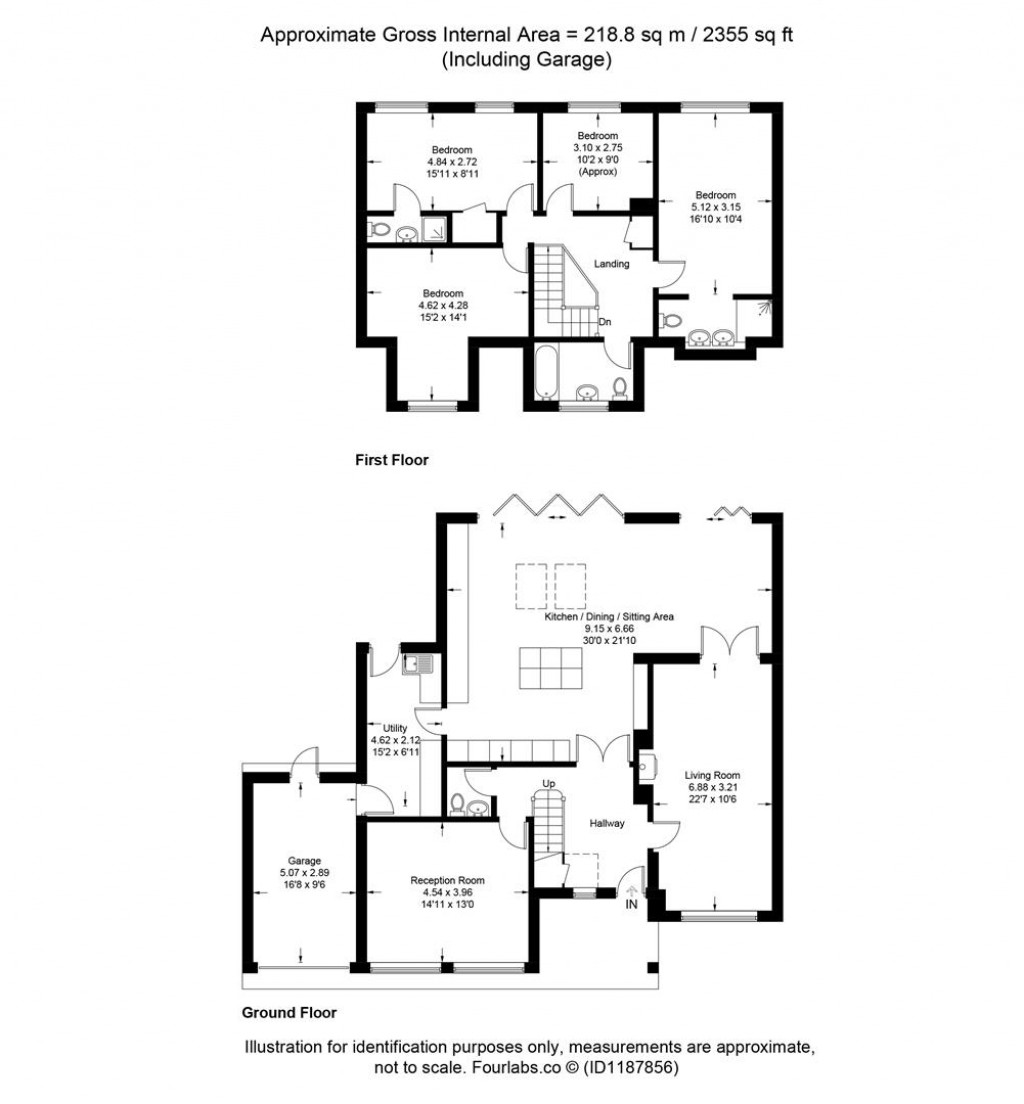 Floorplans For Back Lane, Curry Rivel, Langport