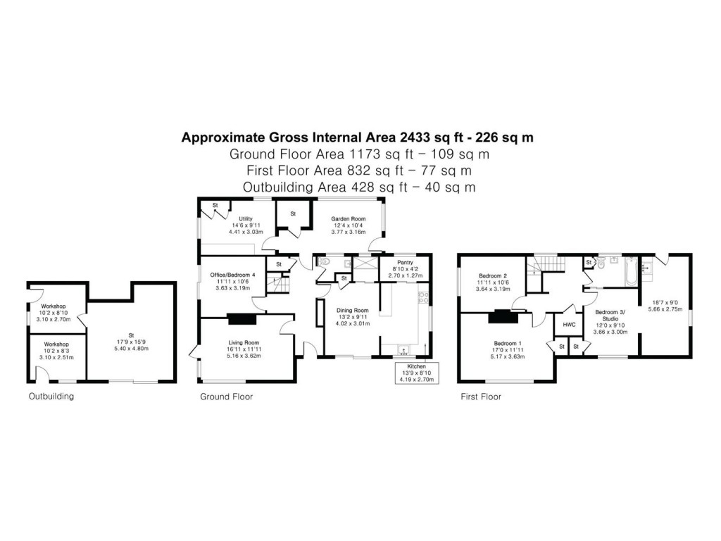 Floorplans For Prickwillow Road, Ely