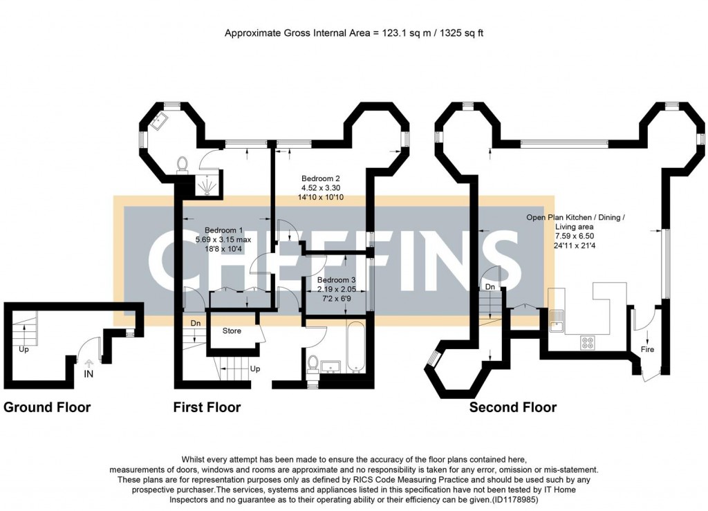 Floorplans For Tower Court, Tower Road, Ely