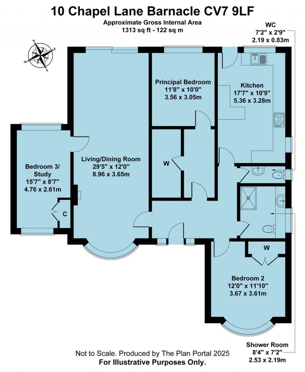 Floorplans For Chapel Lane, Barnacle, Coventry, CV7