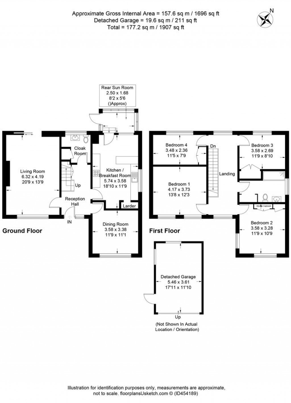 Floorplans For Coombe, St. Austell