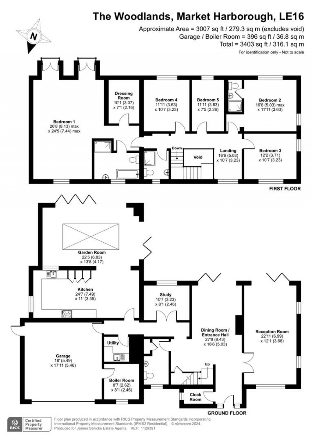 Floorplans For The Woodlands, Market Harborough
