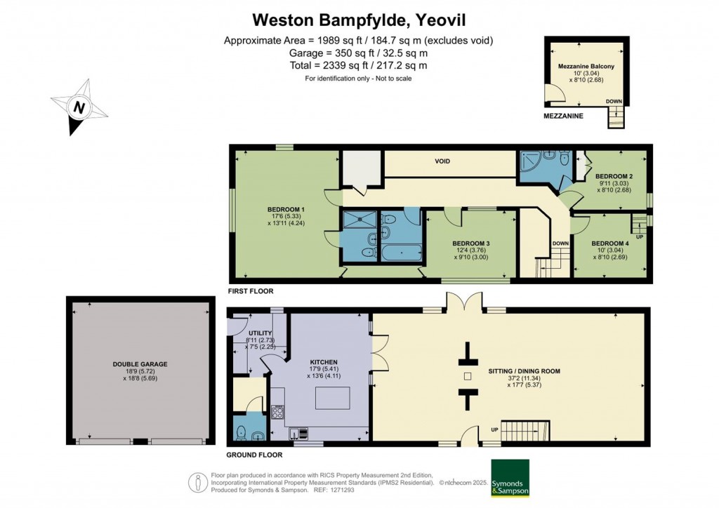 Floorplans For Weston Bampfylde, Yeovil, Somerset