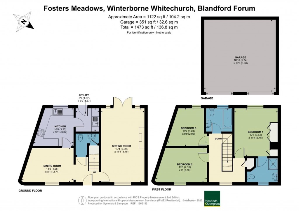 Floorplans For Fosters Meadows, Winterborne Whitechurch, Blandford Forum