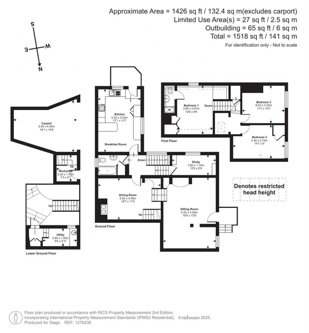 Floorplans For High Bickington, Umberleigh