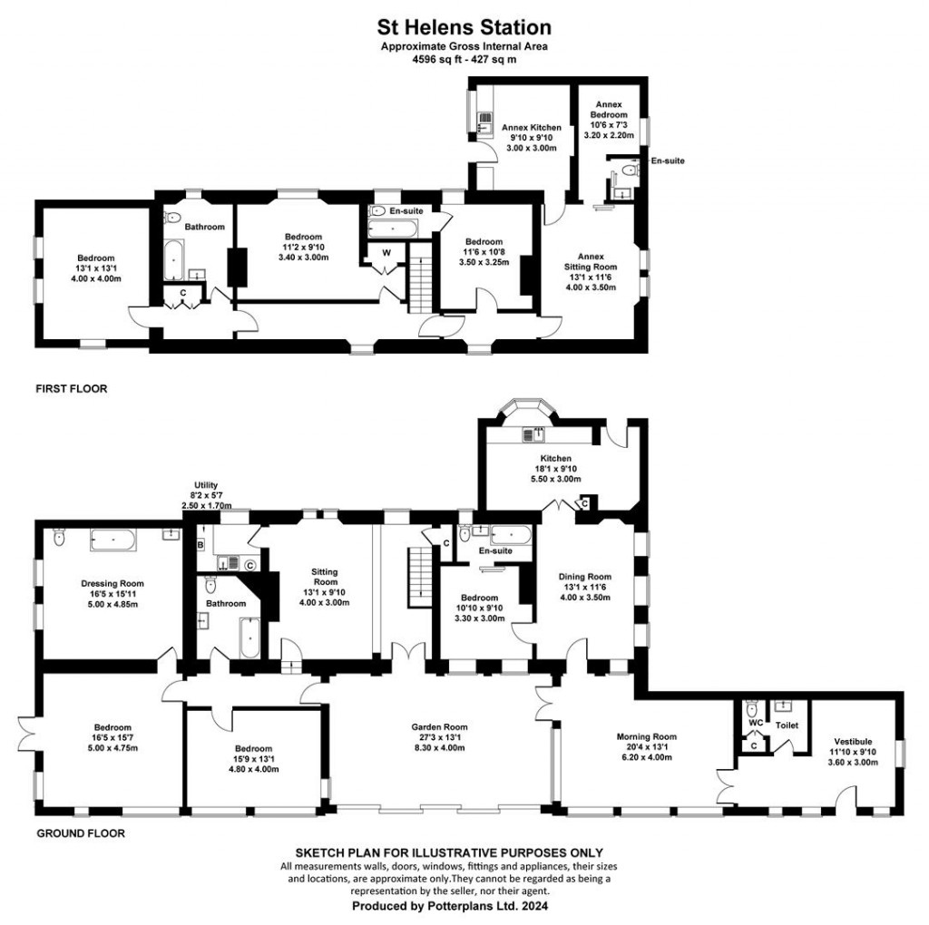 Floorplans For St. Helens, Isle of Wight