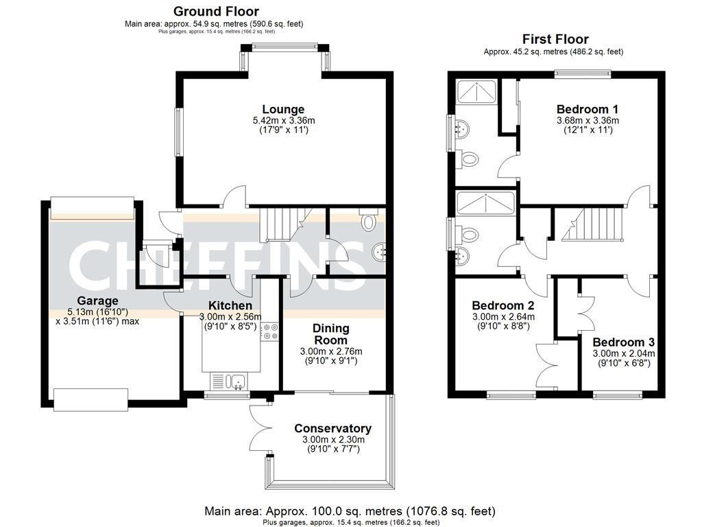 Floorplans For John Amner Close, Ely