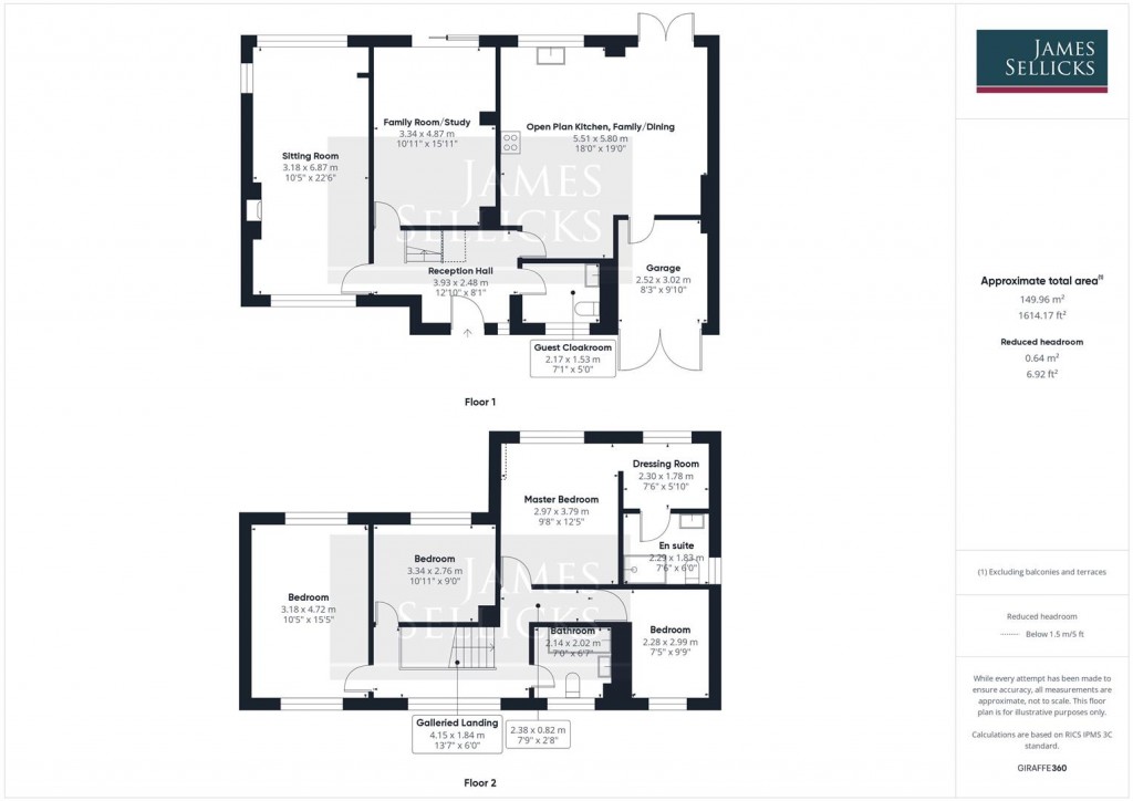 Floorplans For Greenway, Kibworth Beauchamp, Leicestershire