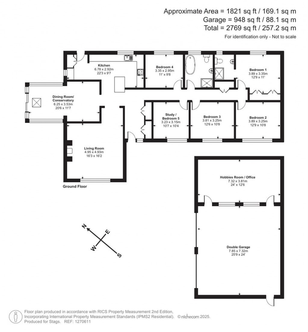 Floorplans For Ruddlemoor, St. Austell