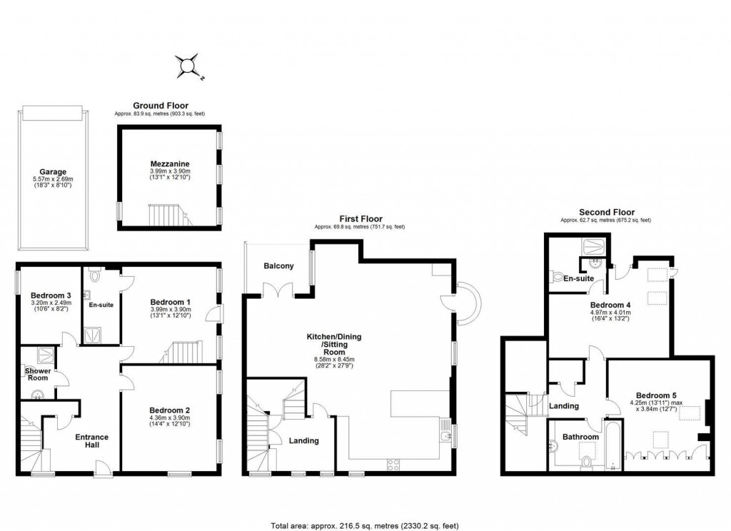 Floorplans For Dundridge Estate, Harberton, Totnes