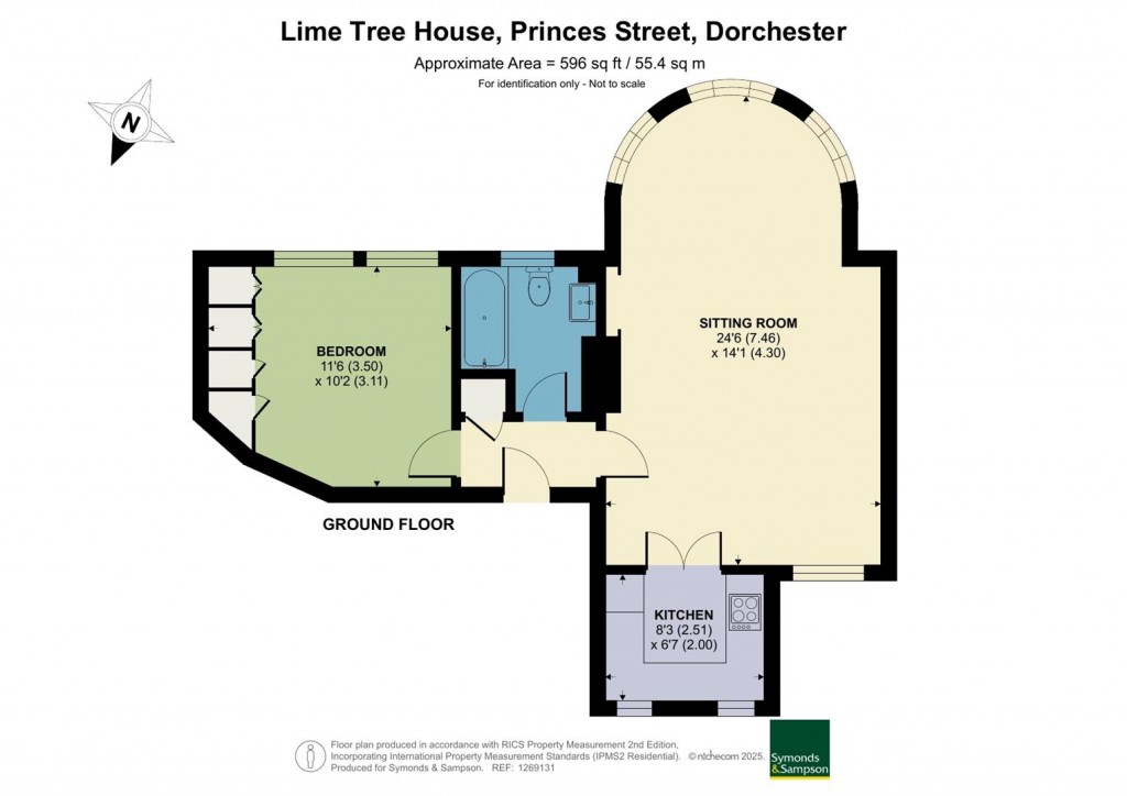 Floorplans For Lime Tree House, Princes Street, Dorchester