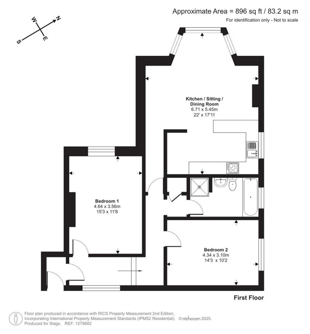 Floorplans For Droskyn Castle, Cliff Road, Perranporth