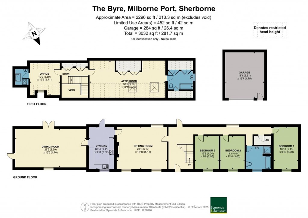 Floorplans For Bugle Farm, Milborne Port, Somerset