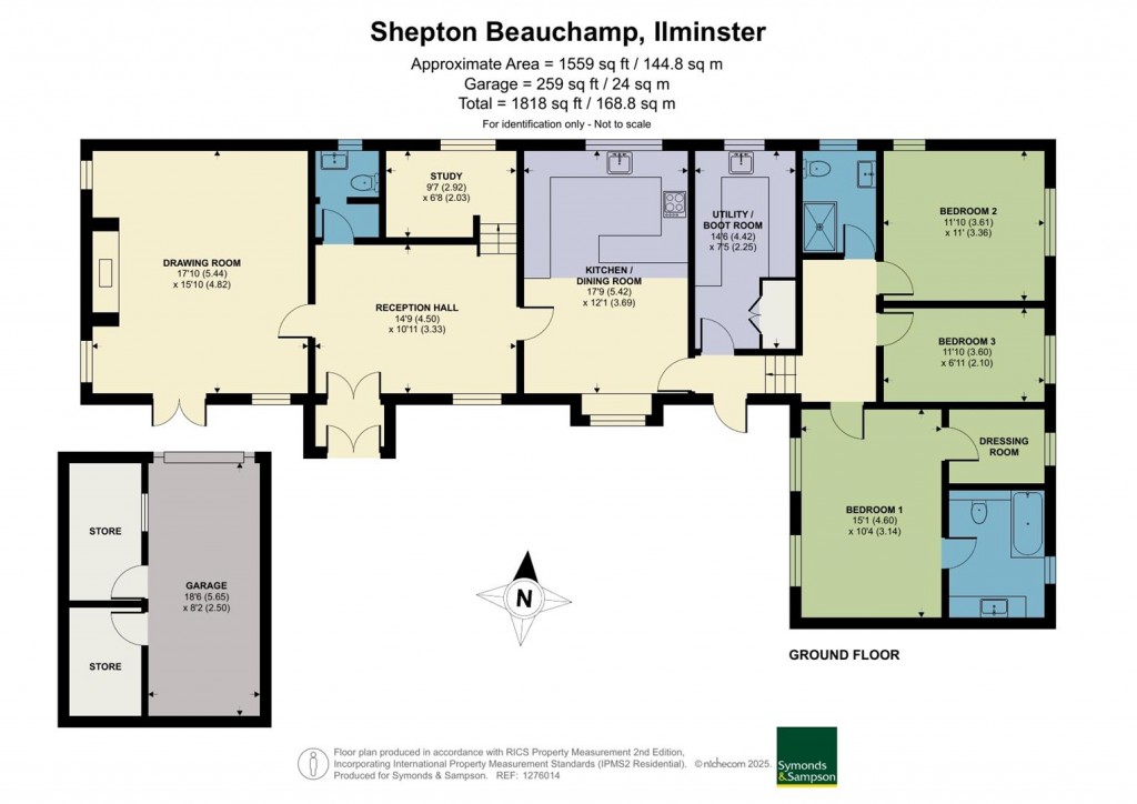 Floorplans For Love Lane, Shepton Beauchamp, Ilminster
