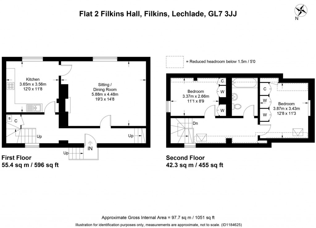 Floorplans For Filkins, Oxfordshire
