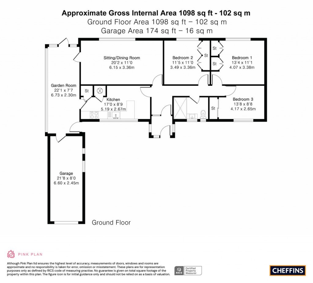 Floorplans For Nine Chimneys Lane, Balsham, Cambridge