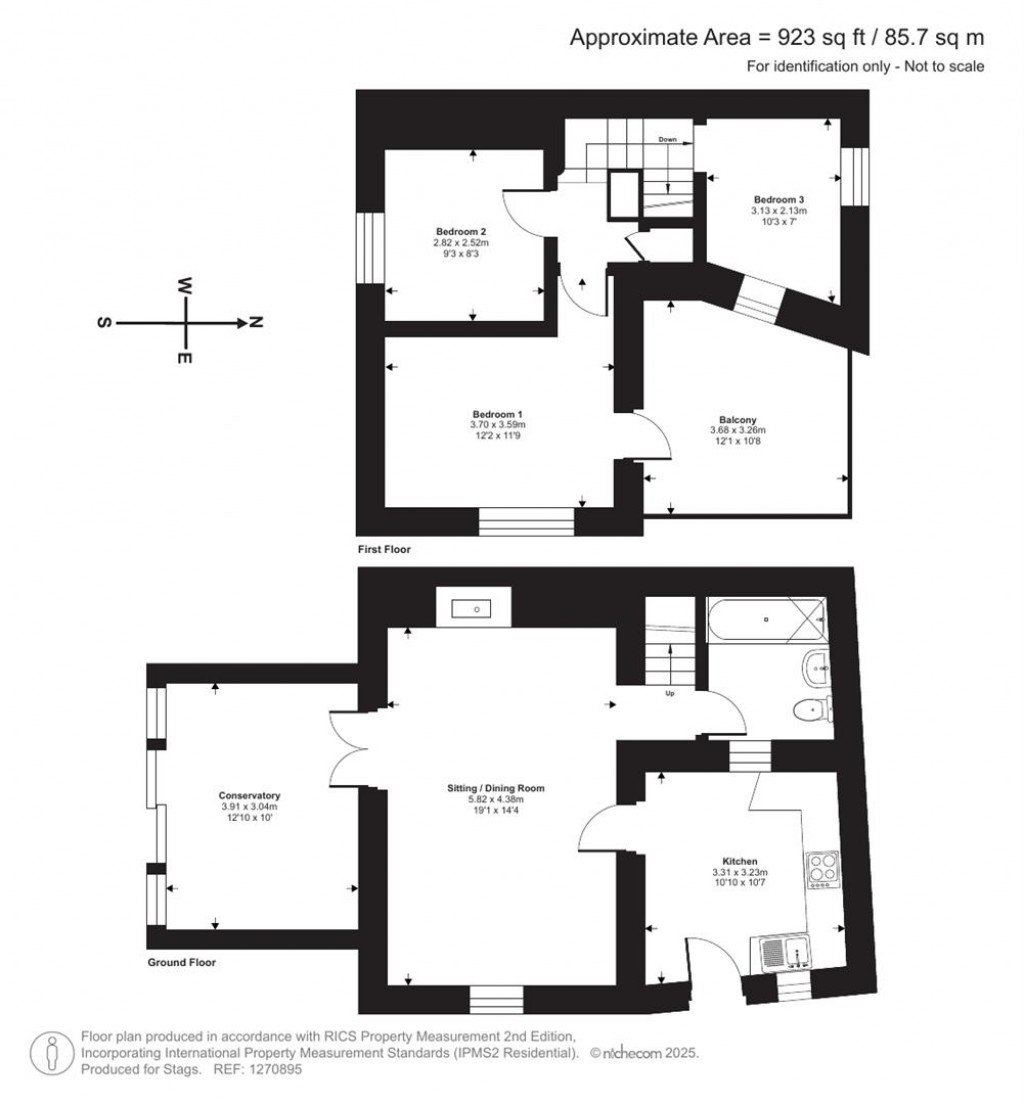 Floorplans For Porthallow, St. Keverne, Helston
