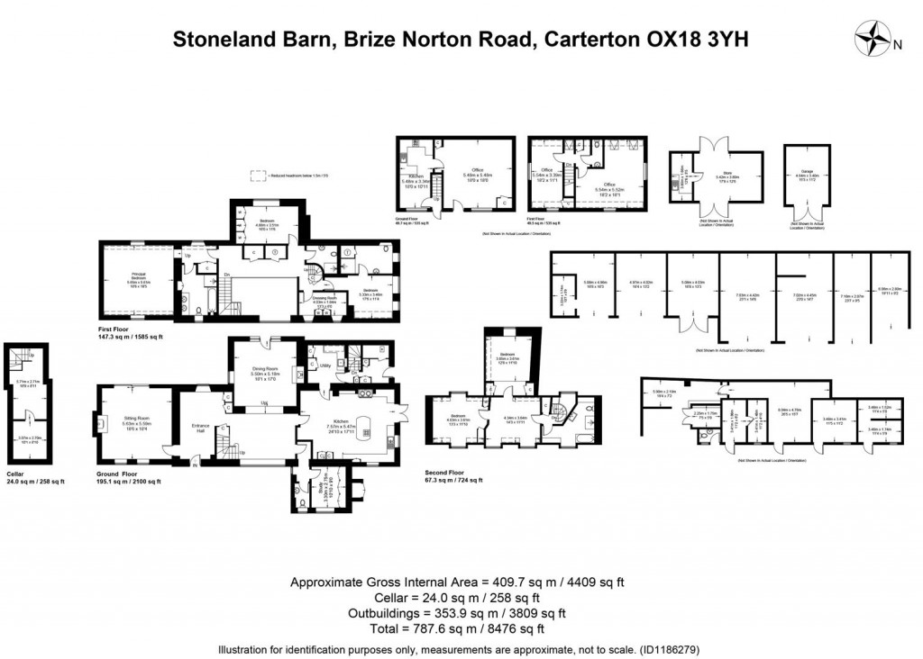 Floorplans For Shilton Lane, Oxfordshire