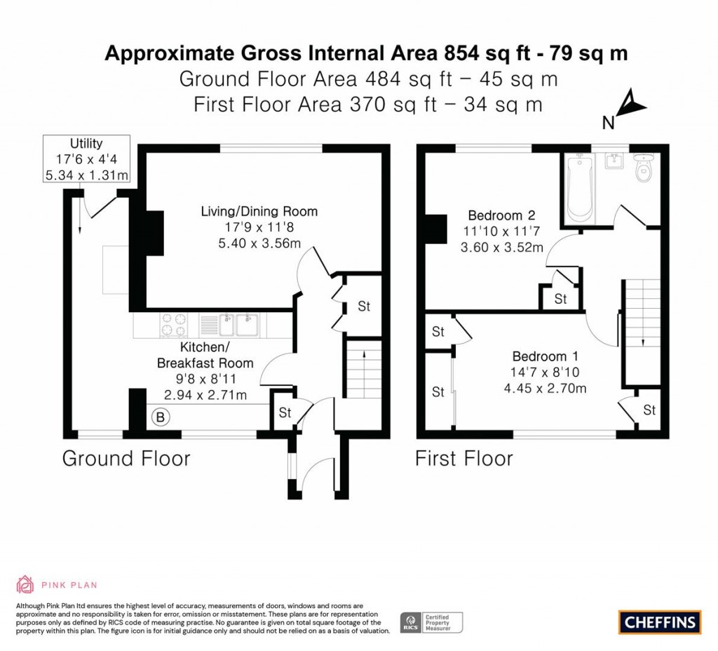 Floorplans For Walpole Road, Cambridge