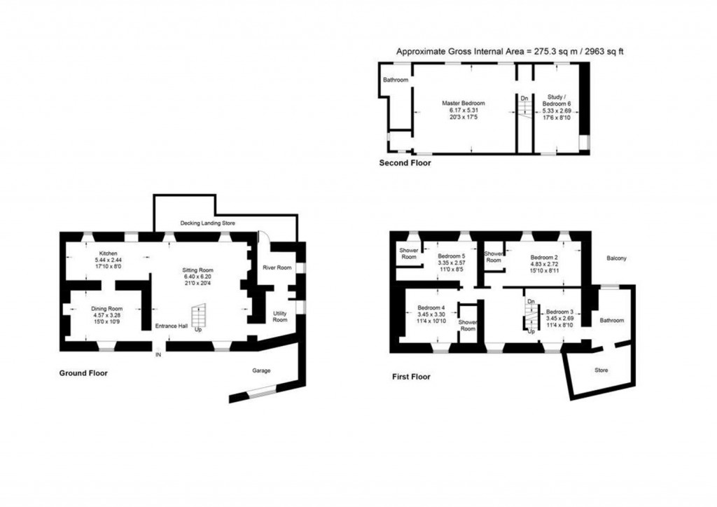 Floorplans For Tuckenhay, Totnes