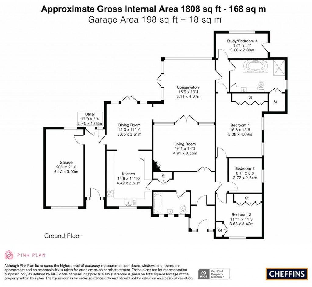 Floorplans For High Street, Cheveley
