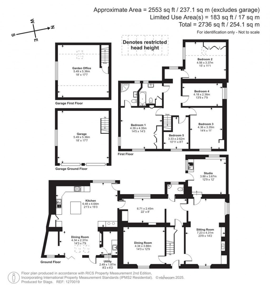 Floorplans For Dry Lane, Christow, Exeter