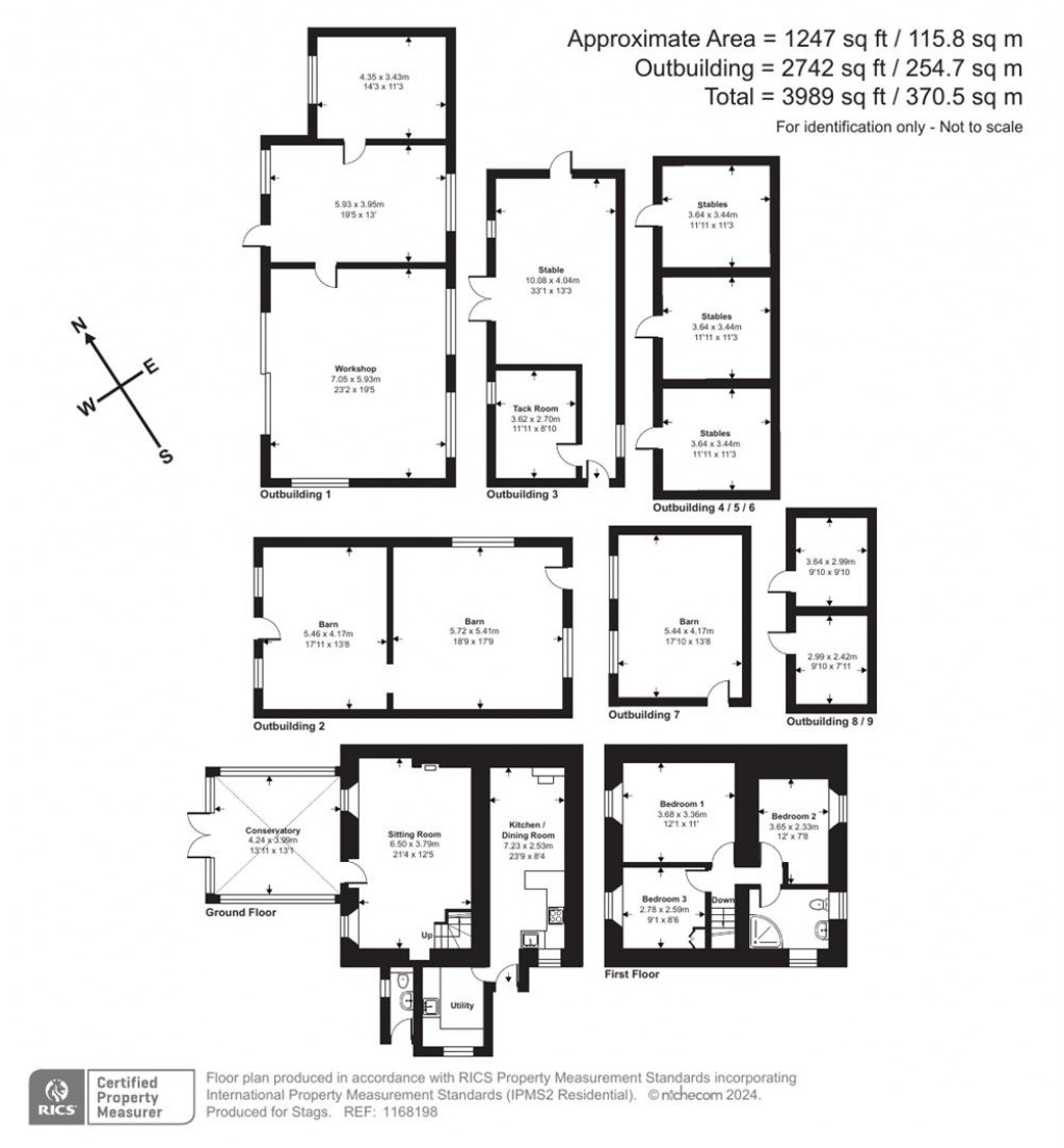 Floorplans For Carloggas, St. Austell