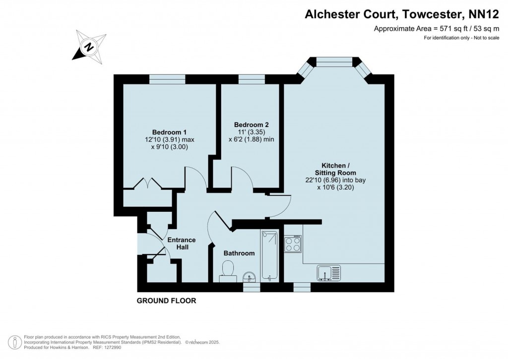 Floorplans For Alchester Court, Towcester, NN12