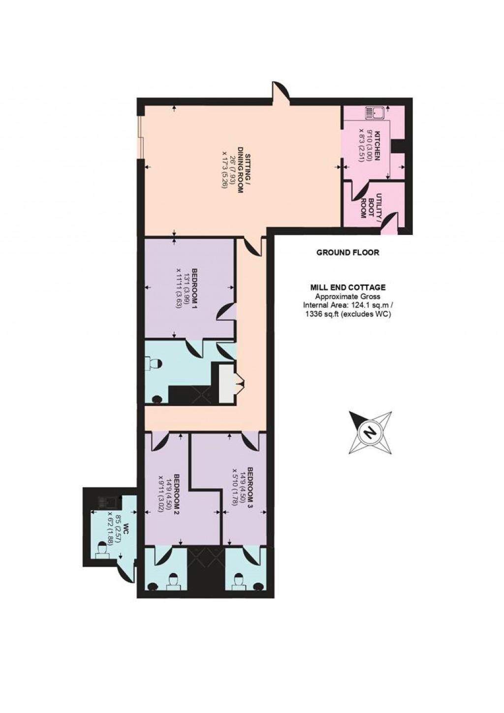 Floorplans For Kings Stag, Sturminster Newton
