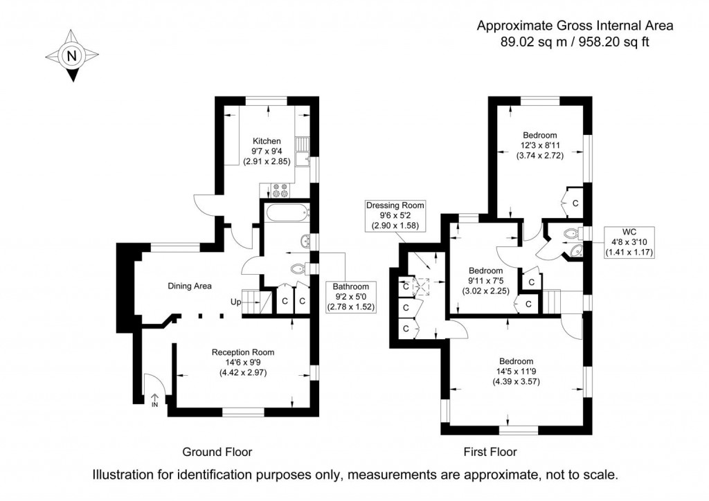 Floorplans For Walden Road, Littlebury, Saffron Walden
