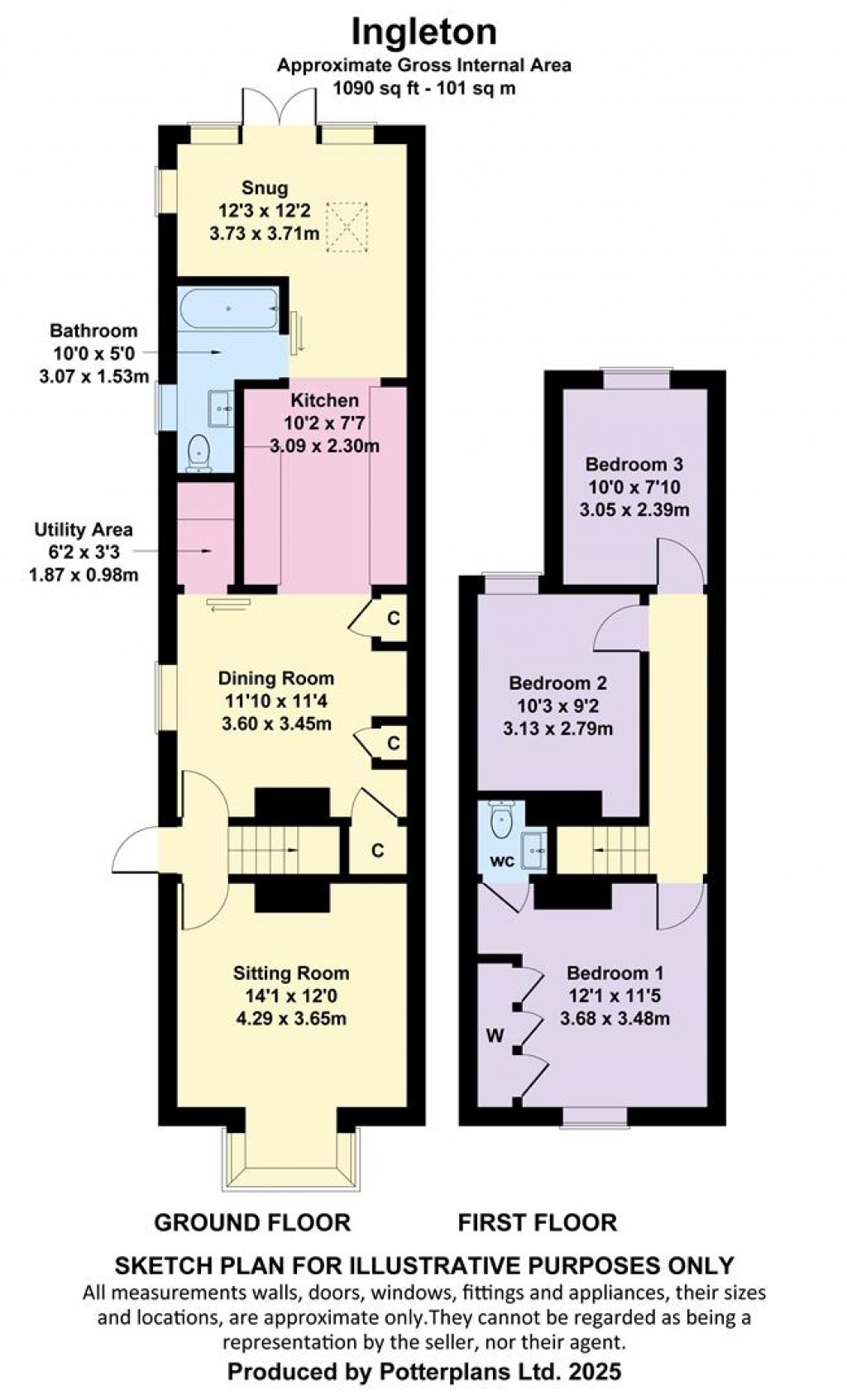Floorplans For Yarmouth, Isle of Wight