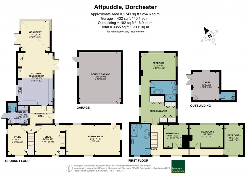 Floorplans For Affpuddle, Dorchester