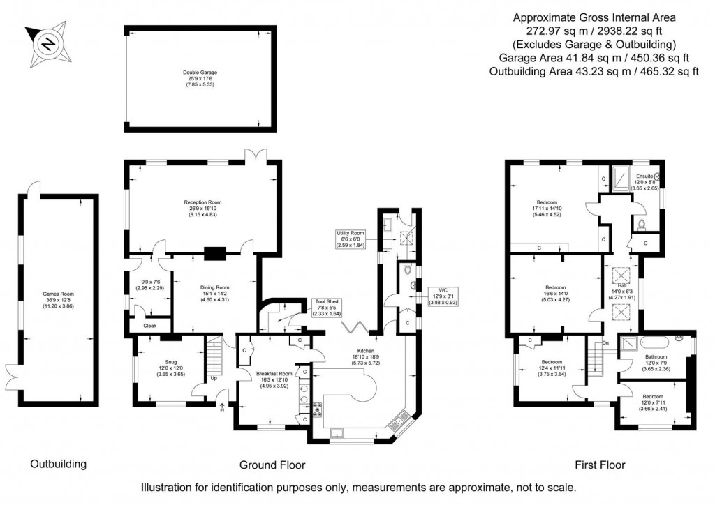 Floorplans For Royston Road, Wendens Ambo, Saffron Walden