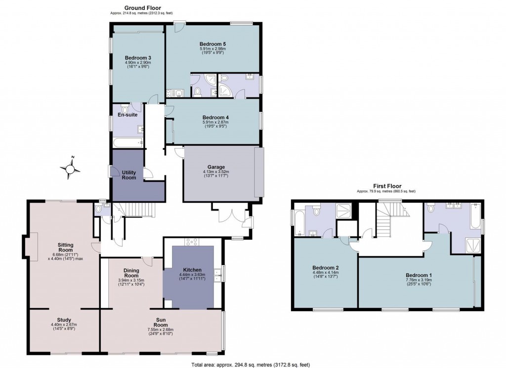 Floorplans For Ashprington, Totnes