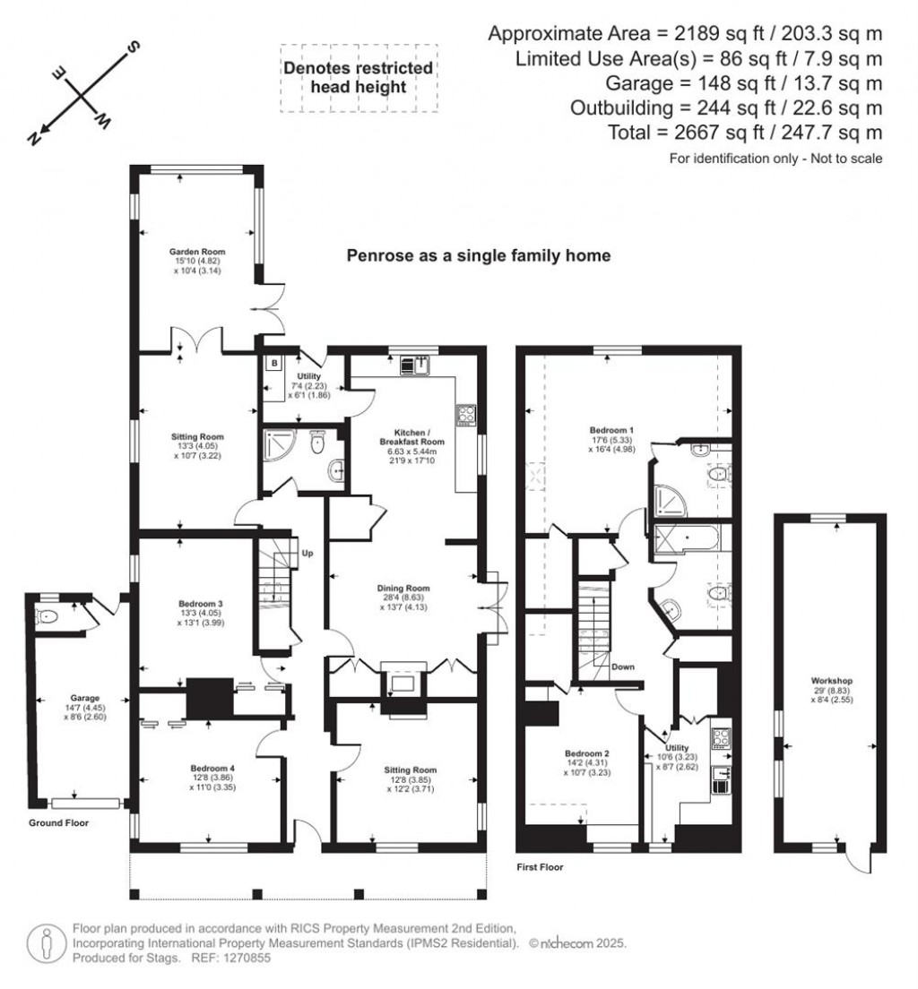Floorplans For Sticklepath Hill, Sticklepath, Barnstaple