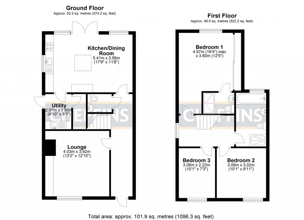 Floorplans For Feast Green, Stretham, Ely