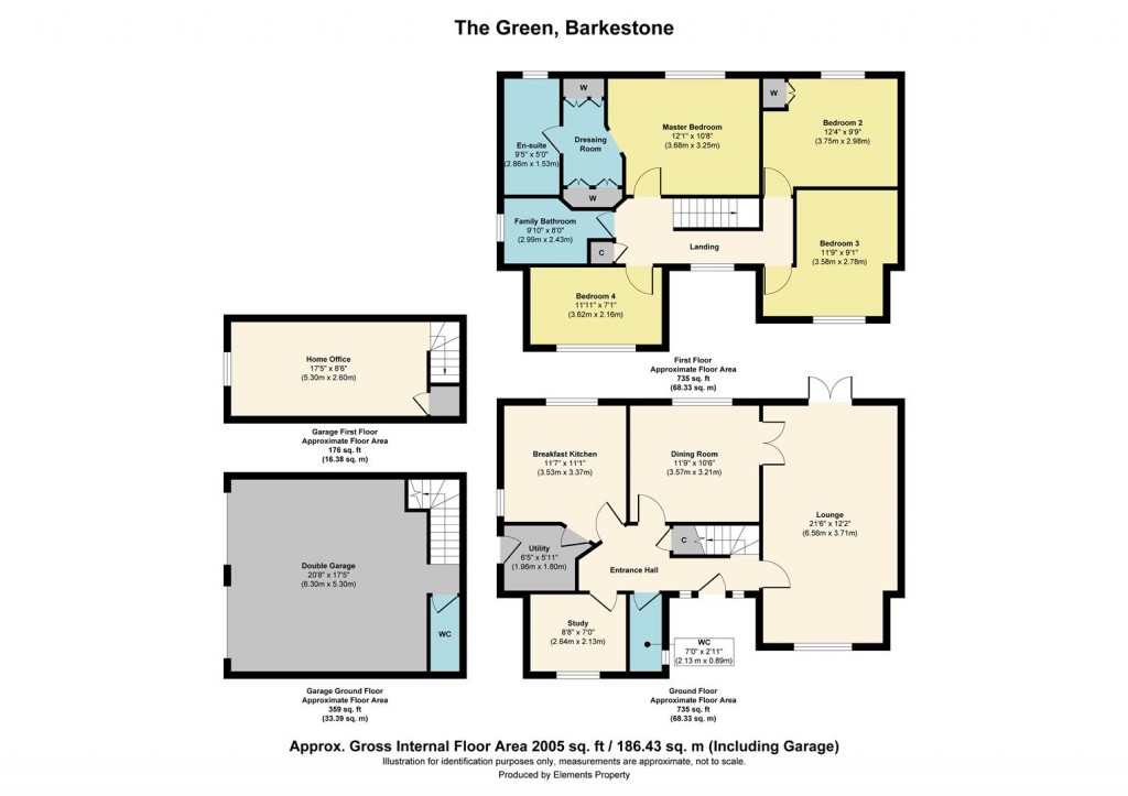 Floorplans For The Green, Barkestone, Vale of Belvoir