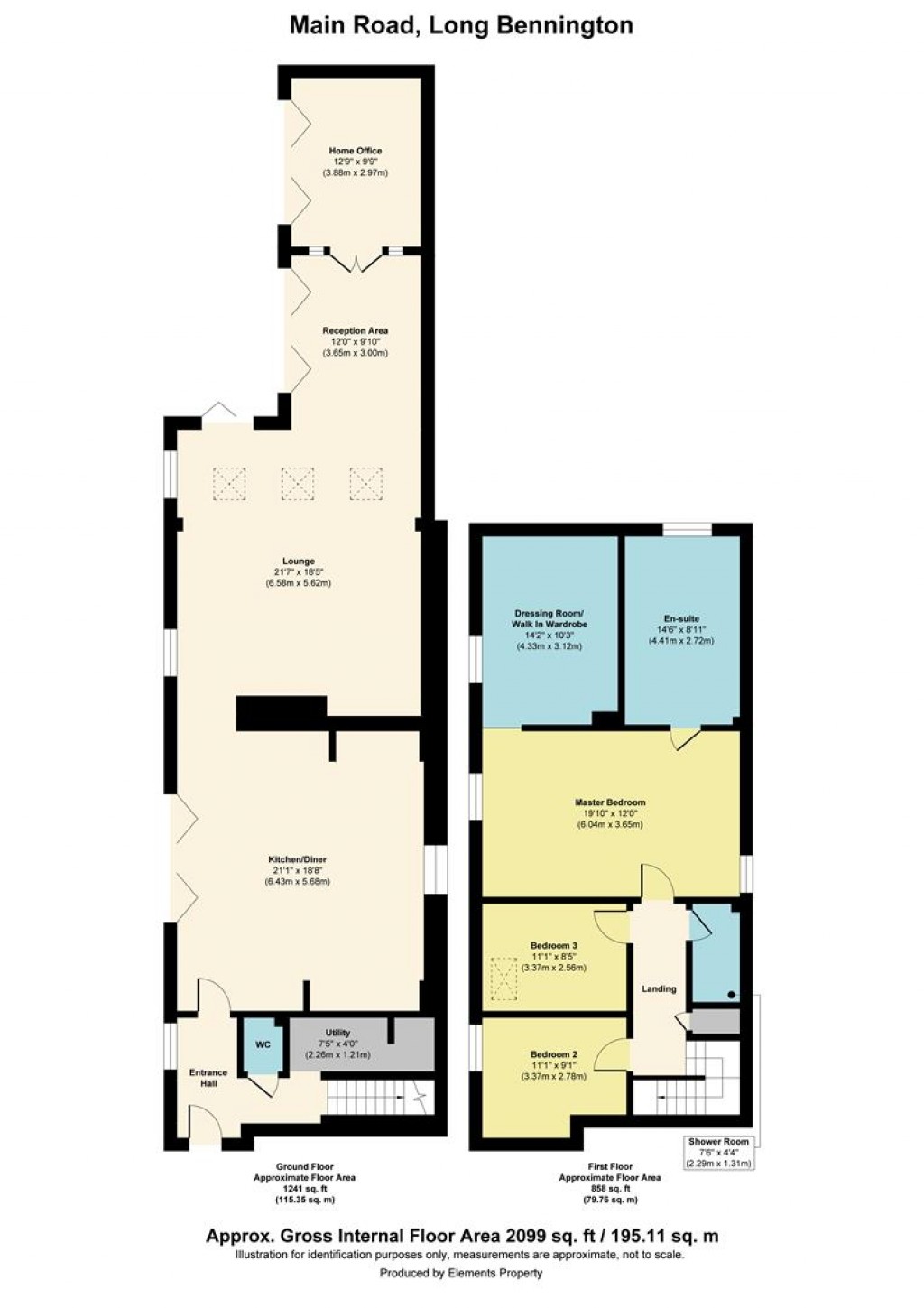 Floorplans For The Cottages, Long Bennington