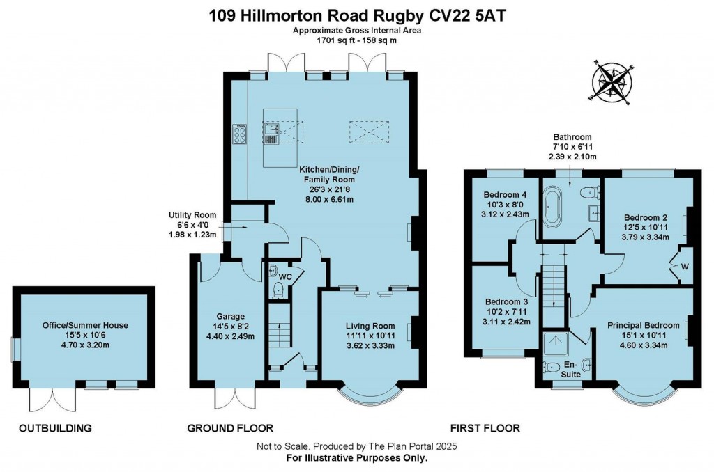 Floorplans For Hillmorton Road, Rugby, CV22