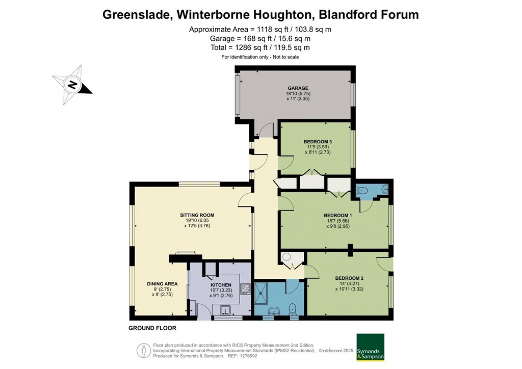 Floorplans For Winterborne Houghton, Blandford Forum