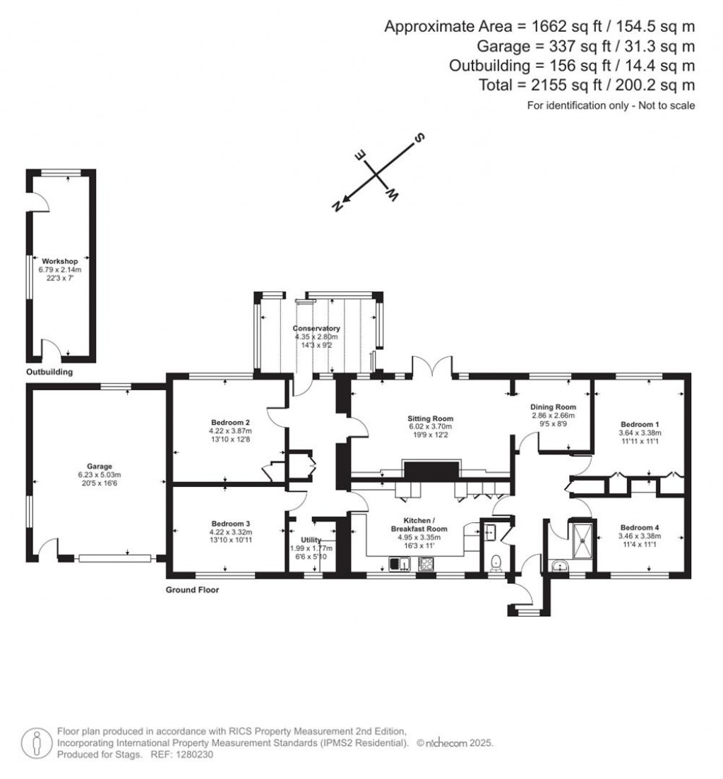 Floorplans For Bickleigh Down Road, Roborough, Plymouth