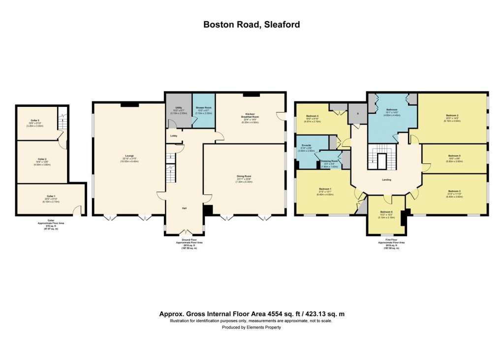 Floorplans For Glandore House, The Pines, Sleaford