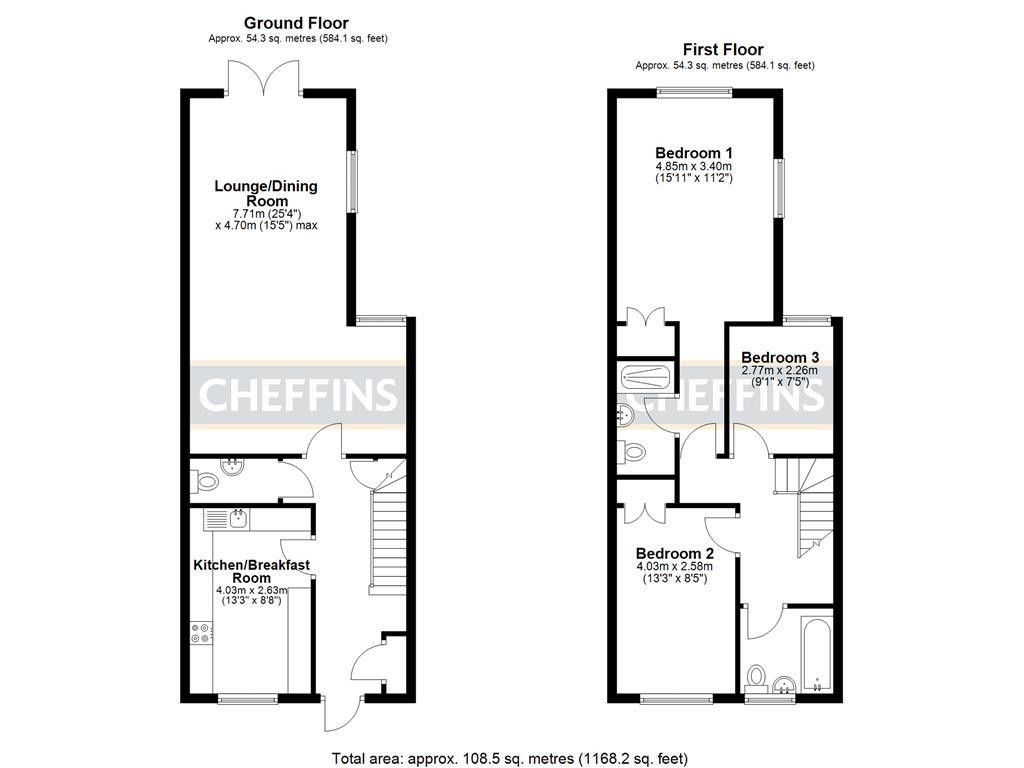 Floorplans For Main Street, Witchford, Ely
