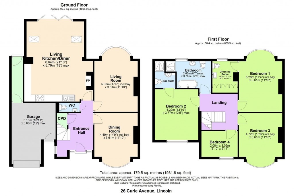 Floorplans For Curle Avenue, Lincoln