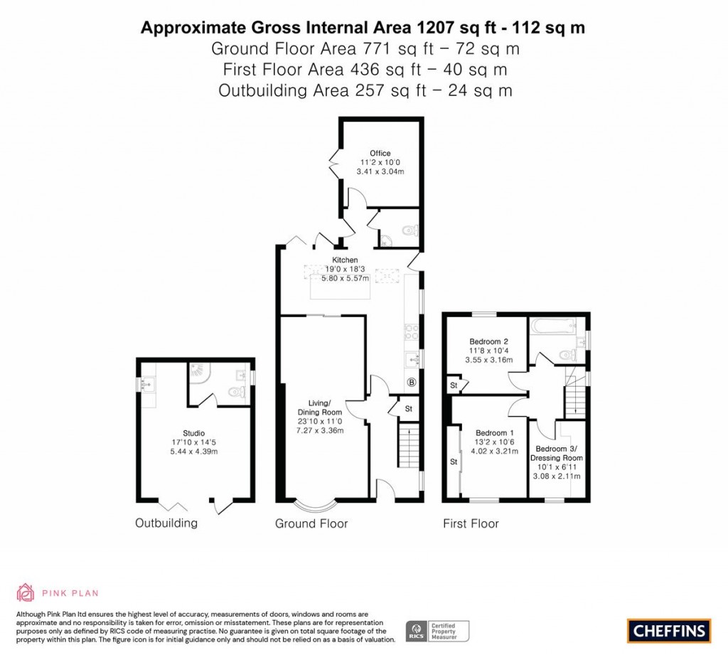Floorplans For St. Vincents Close, Girton, Cambridge