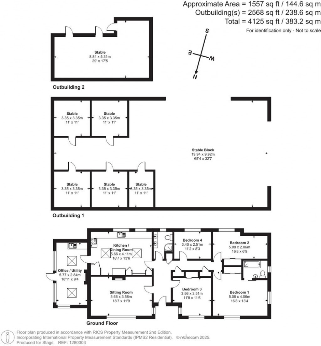 Floorplans For Trewidland, Liskeard