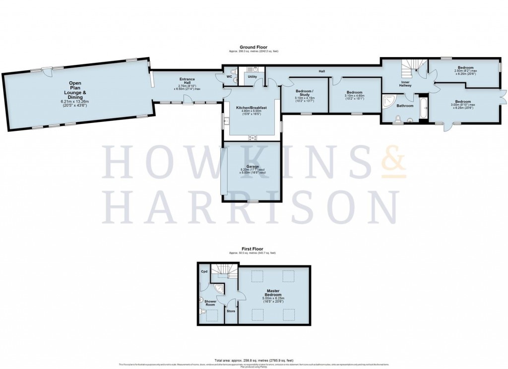 Floorplans For Outwoods Lane, Coleorton, LE67