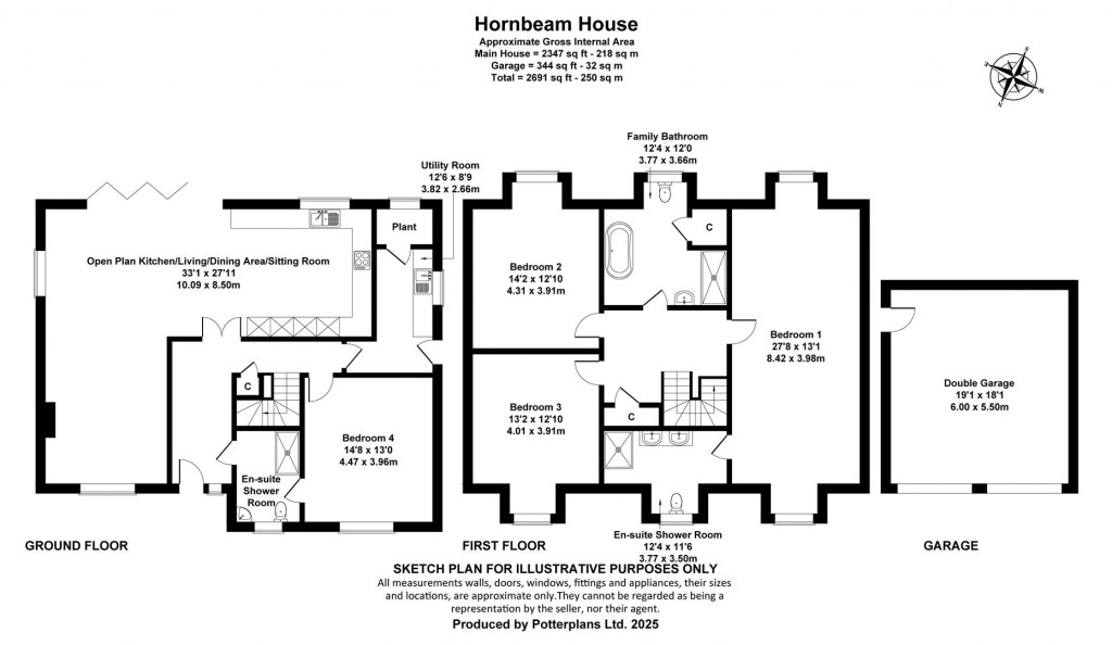 Floorplans For Bembridge, Isle of Wight