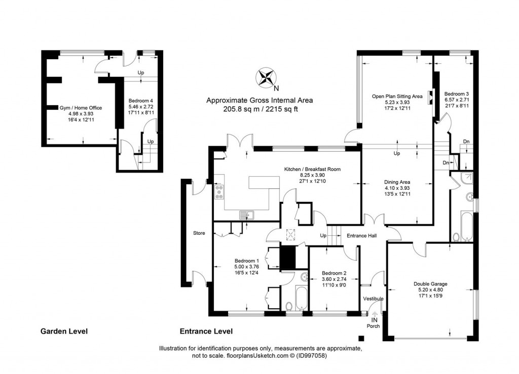 Floorplans For Richmond Close, Torquay